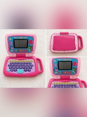 LeapFrog 2-in-1 LeapTop Touch Pink Learning Laptop Educational Toy